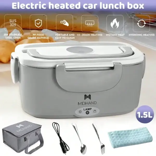 Electric Lunch Box Food Heater, Portable Warmer For Car Truck Work